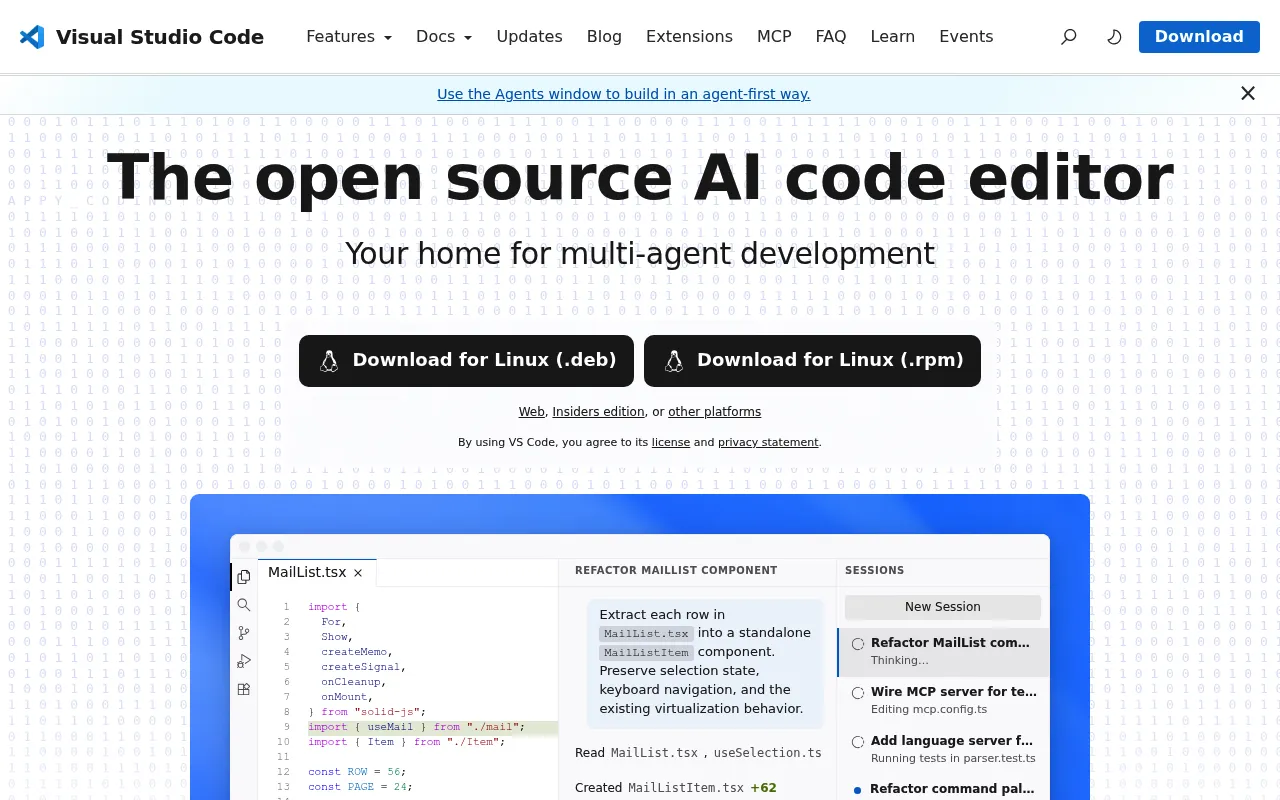 Visual Studio Code screenshot