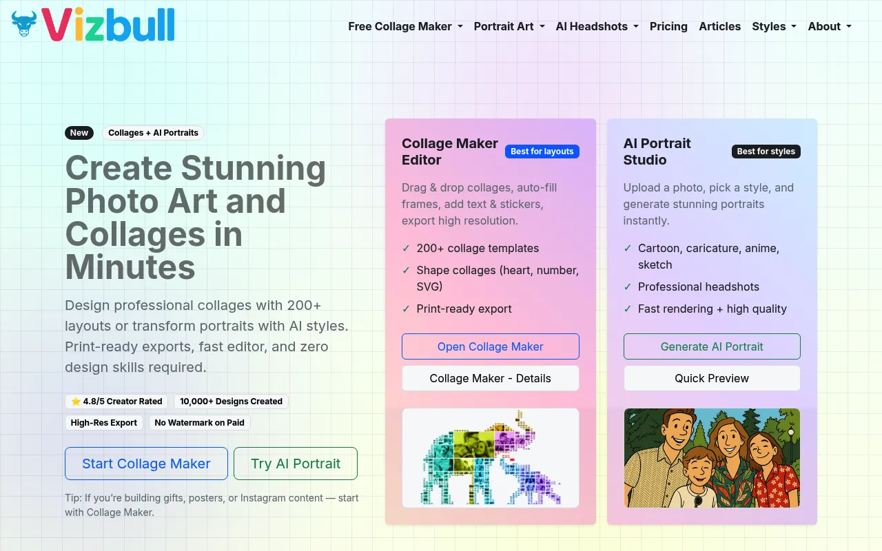 VizBull screenshot
