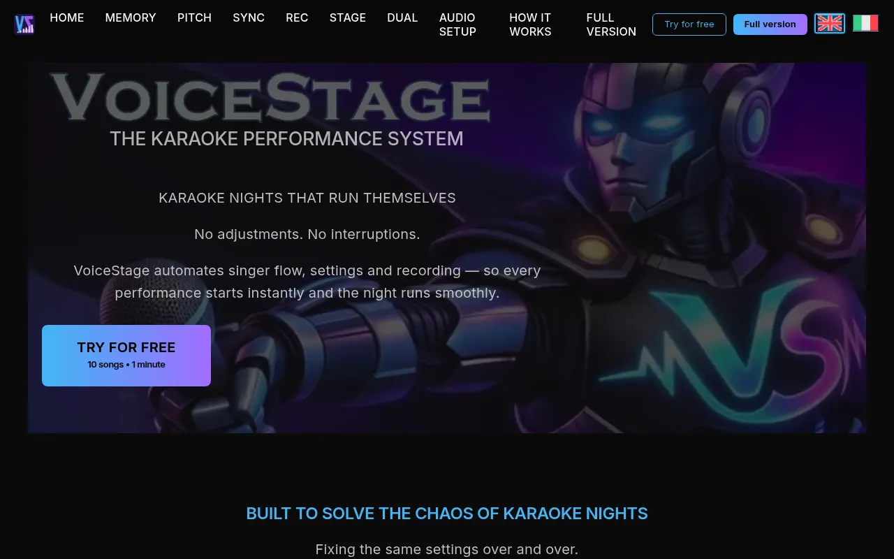 VoiceStage screenshot