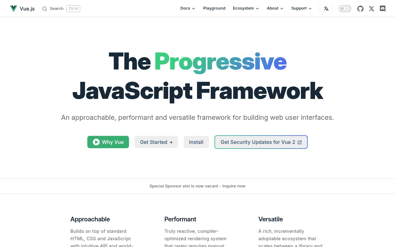 Vue.js screenshot