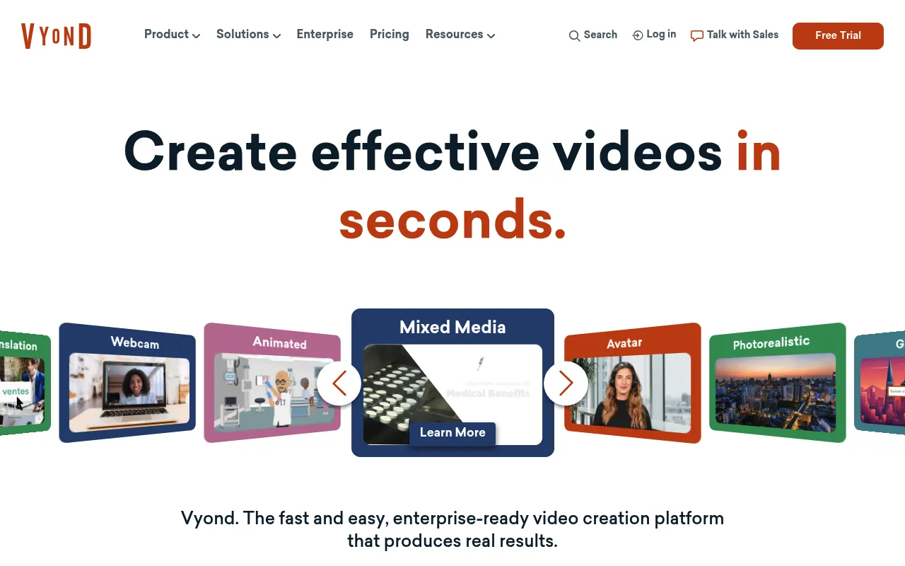 Vyond screenshot