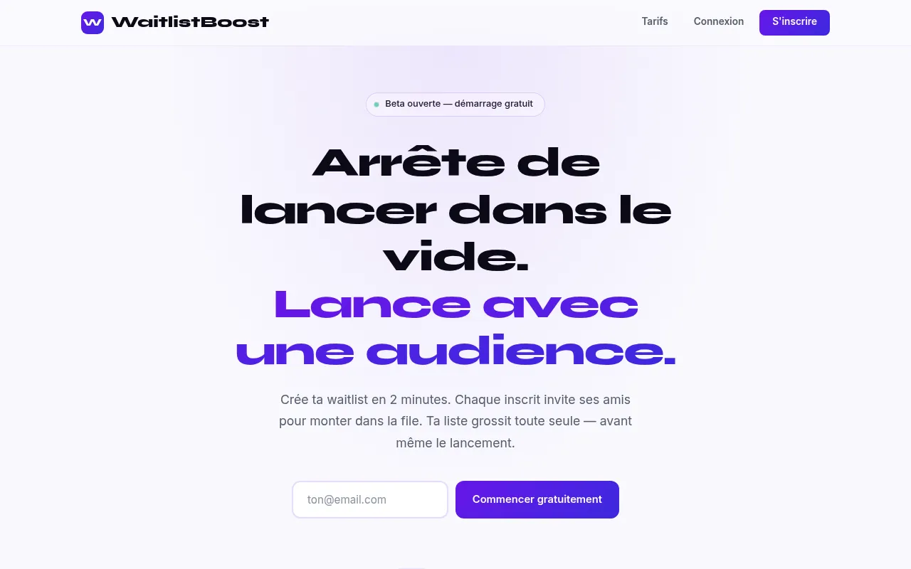 WaitlistBoost screenshot