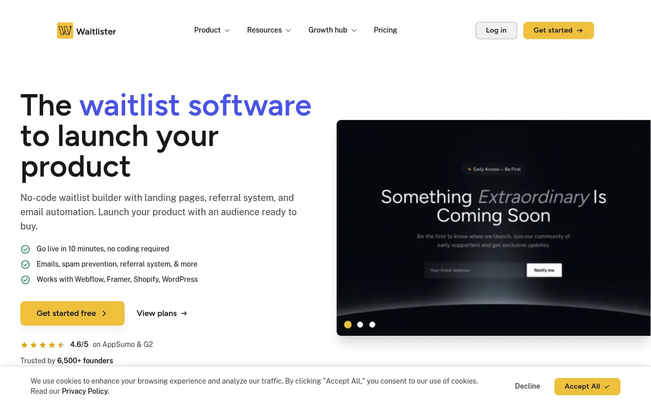 Waitlister screenshot
