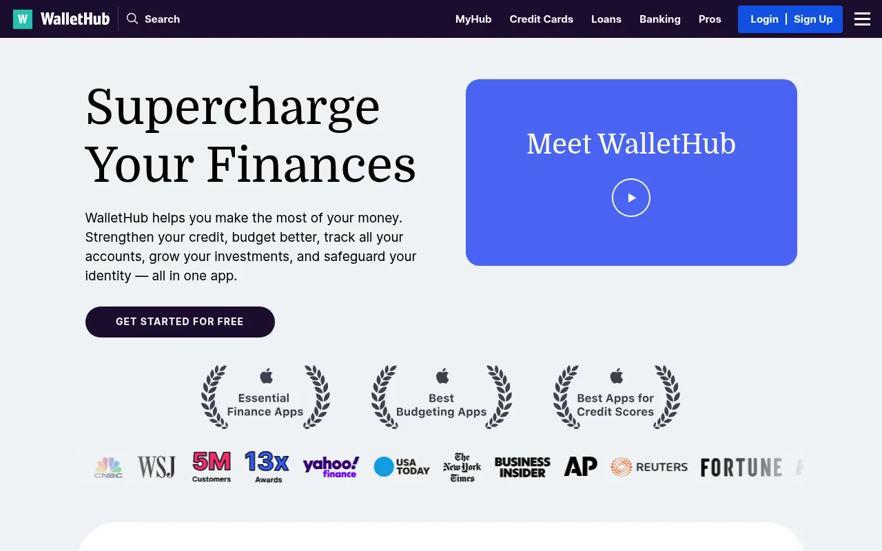 WalletHub screenshot
