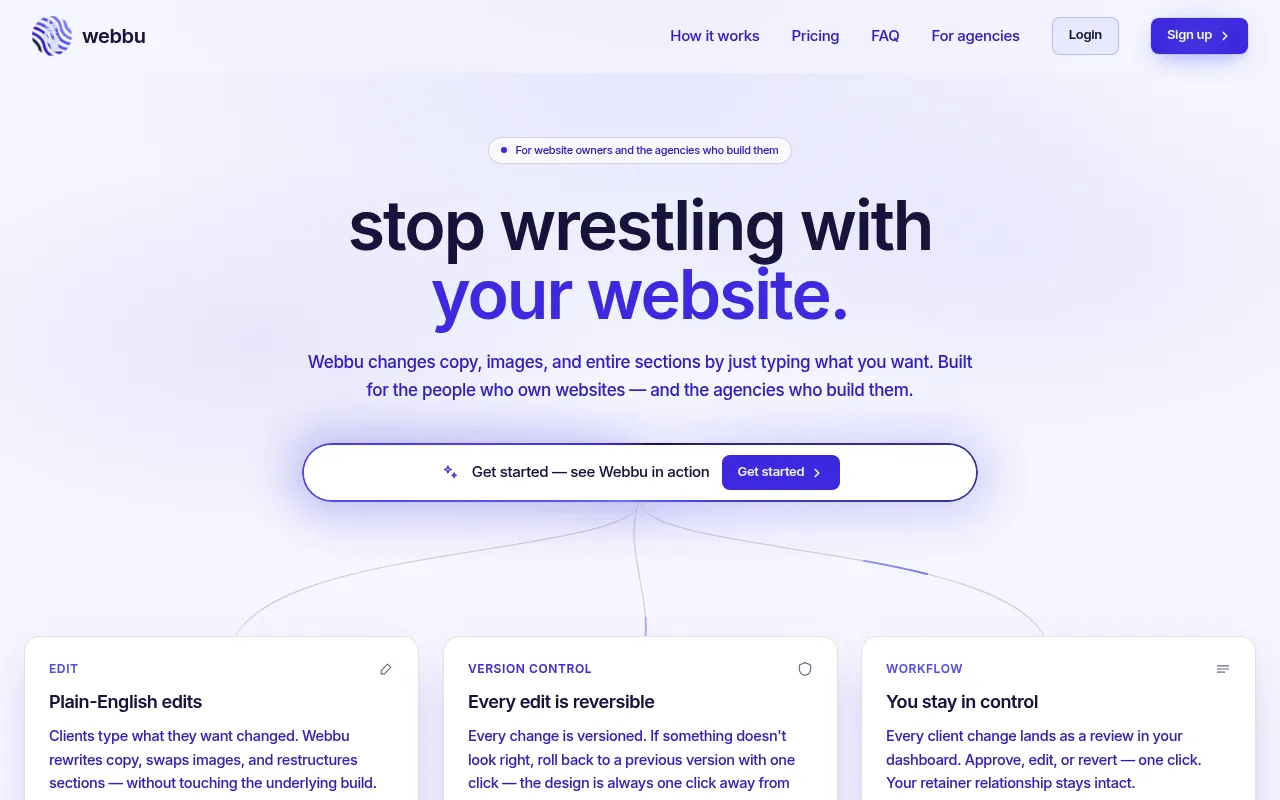 Webbu screenshot