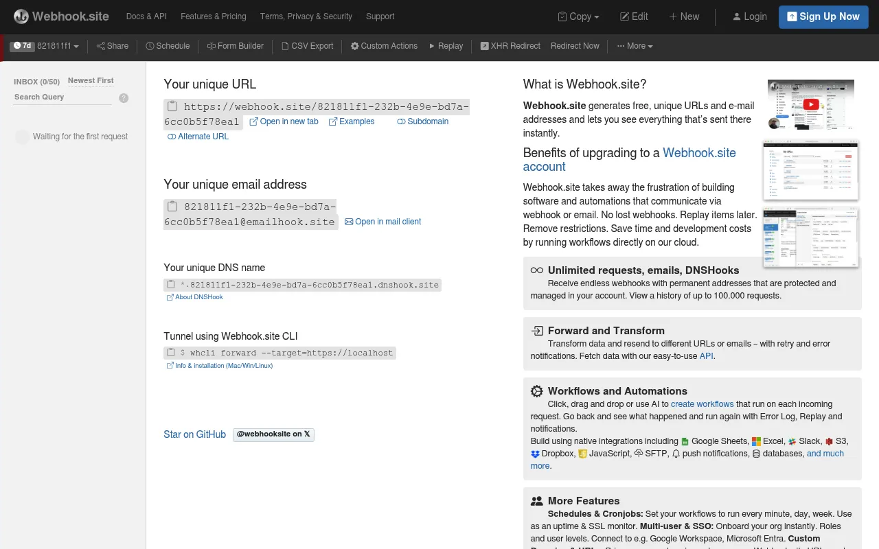 Webhook.site screenshot