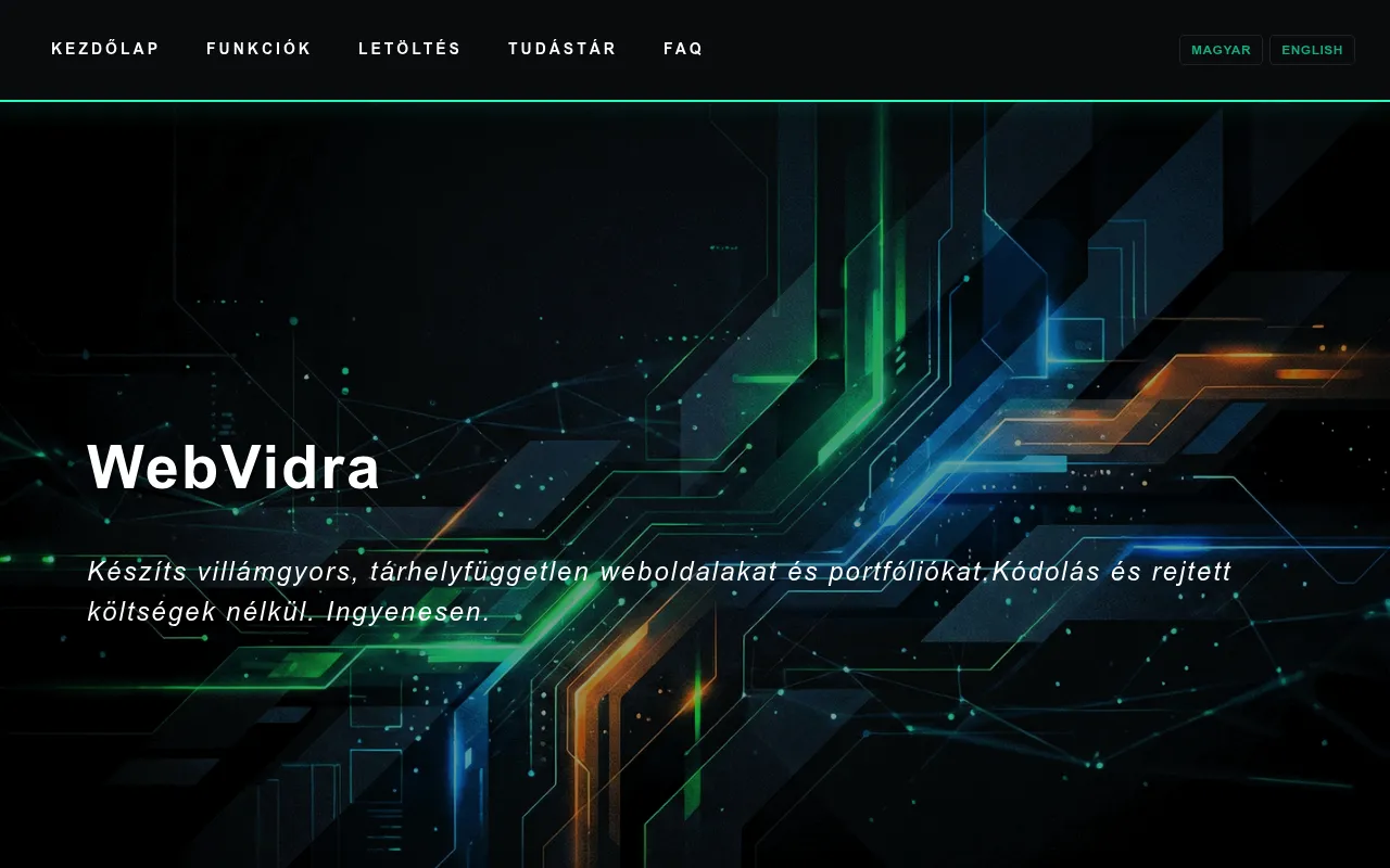 WebVidra screenshot