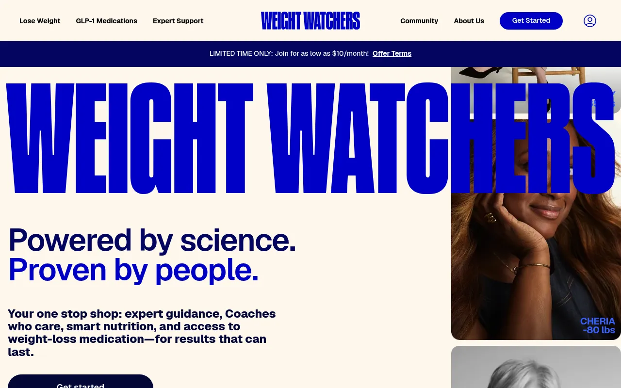 WeightWatchers screenshot