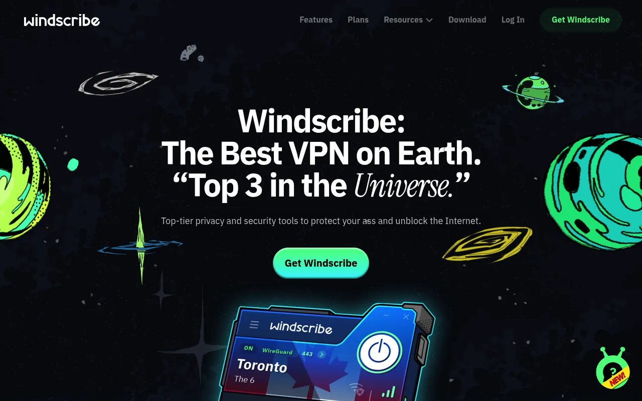 Windscribe screenshot