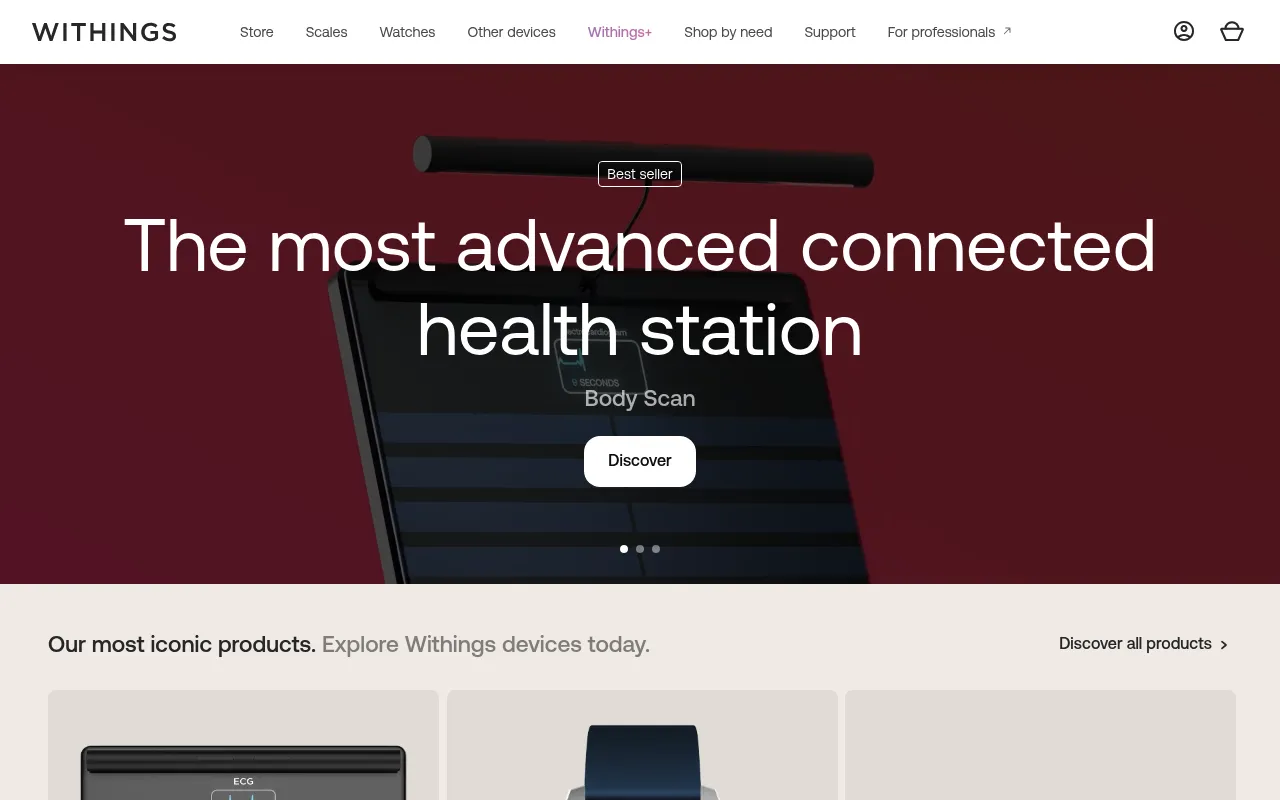 Withings screenshot