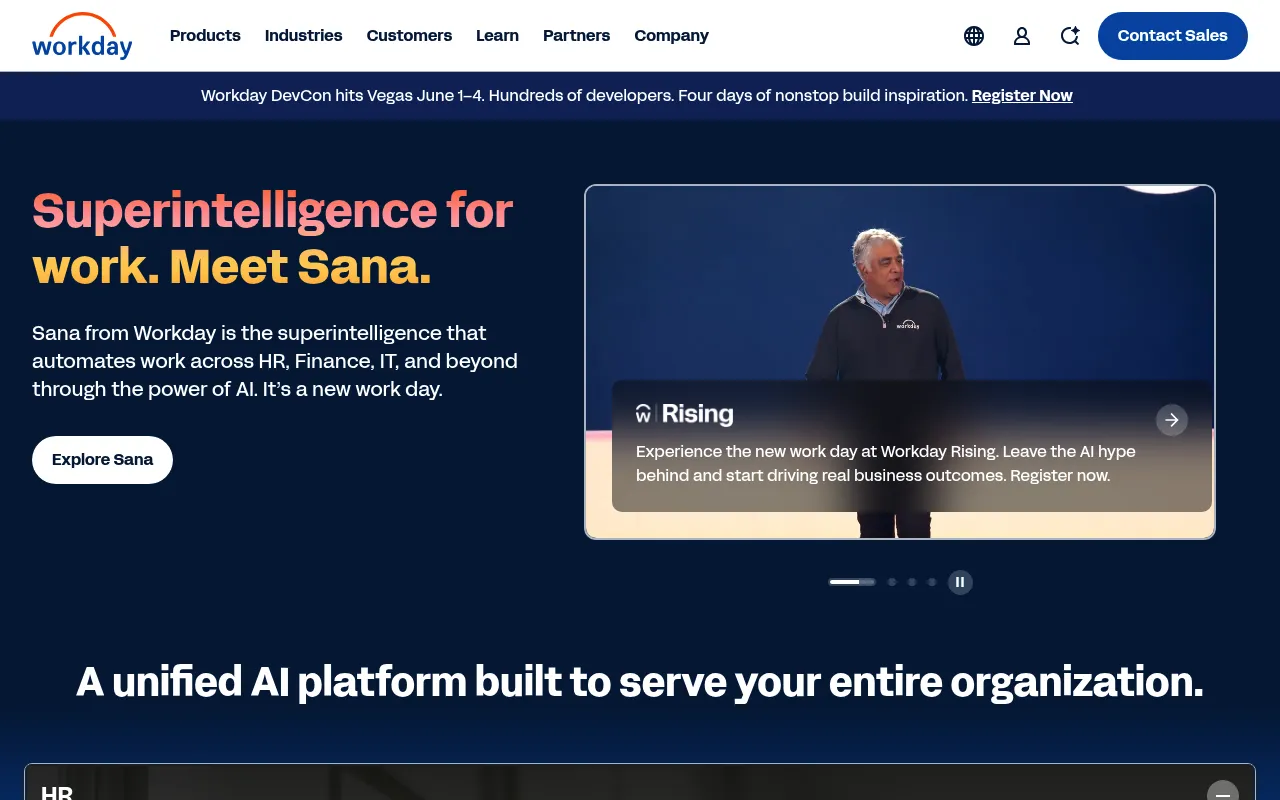 Workday screenshot