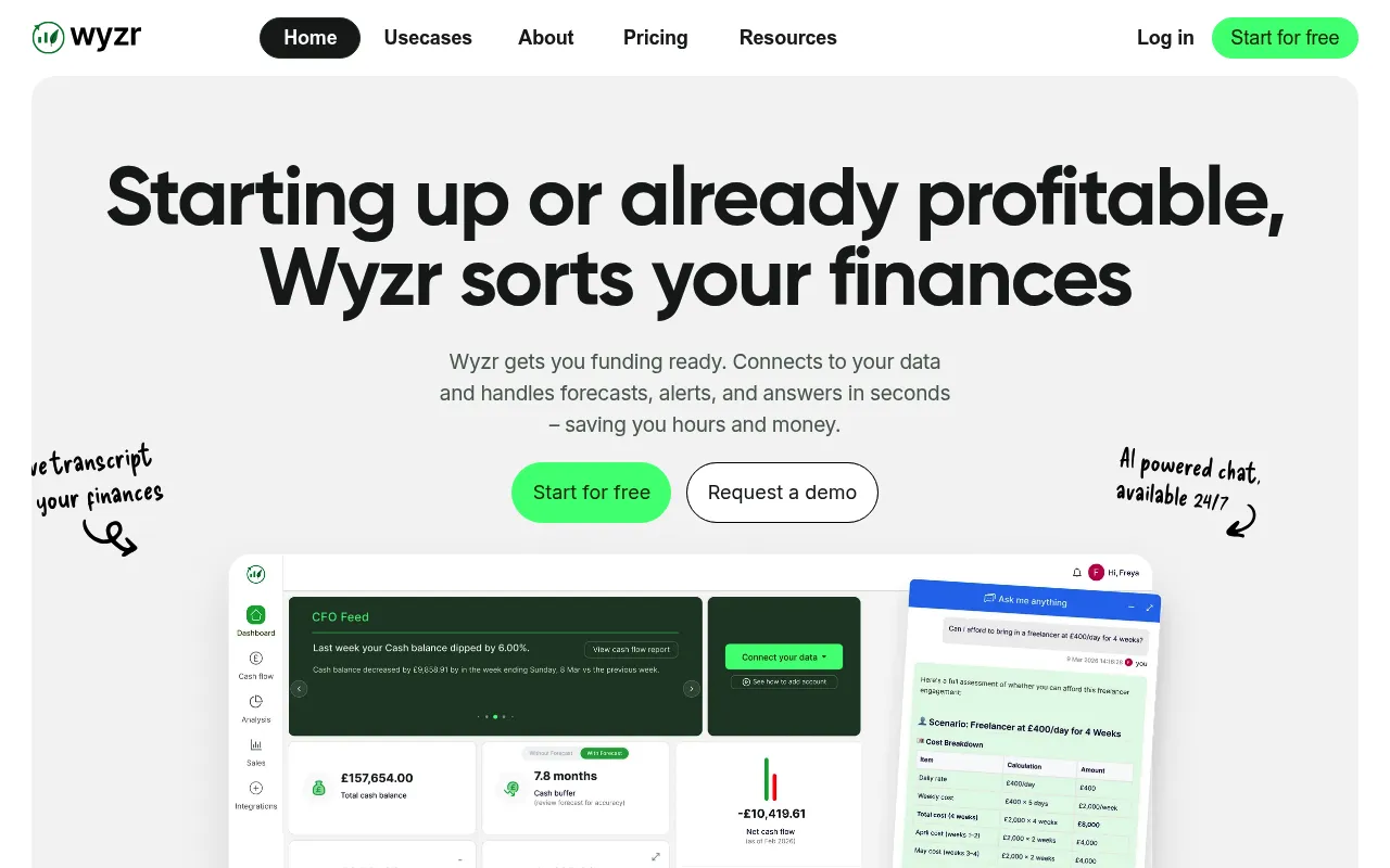 Wyzr screenshot