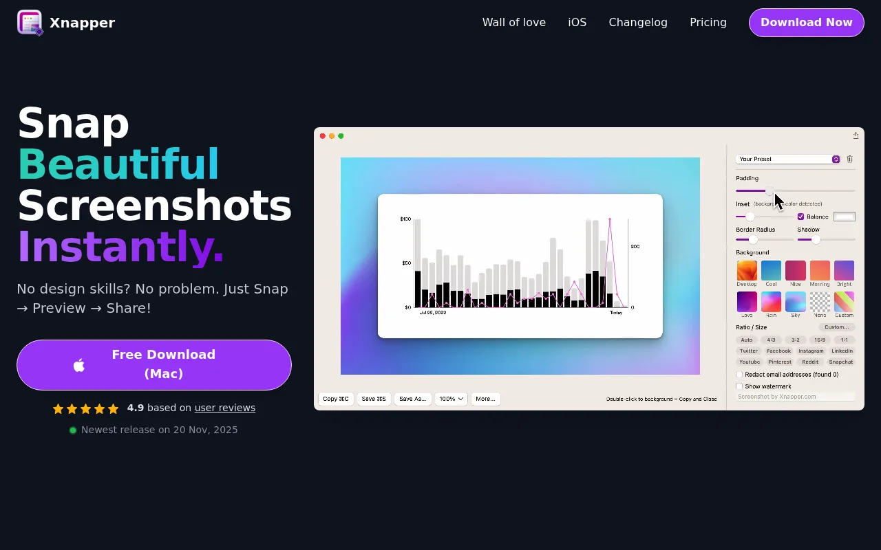 Xnapper screenshot