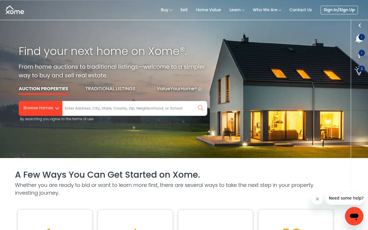 Xome screenshot