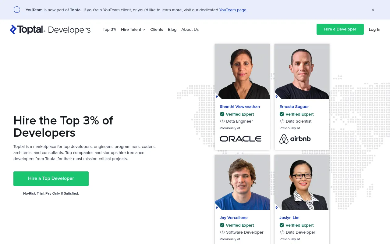 YouTeam screenshot