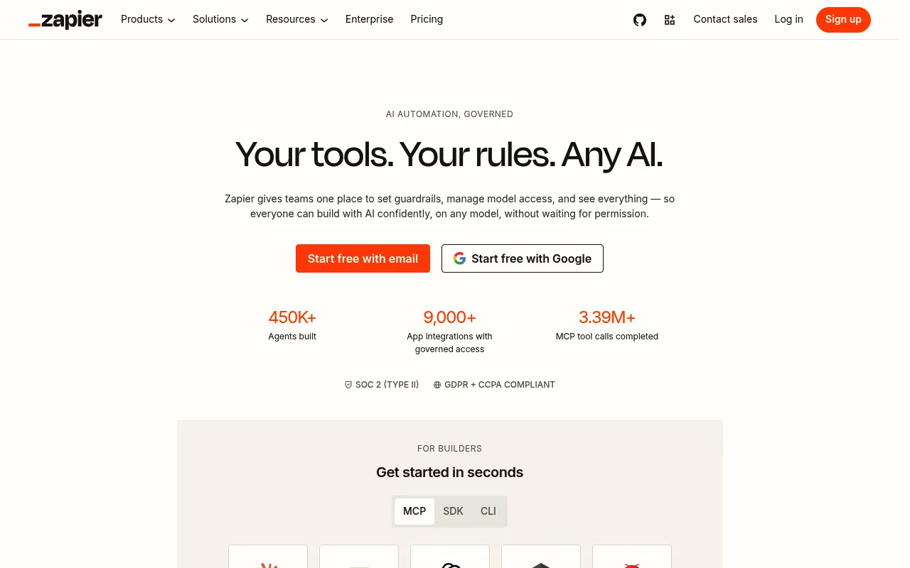 Zapier screenshot