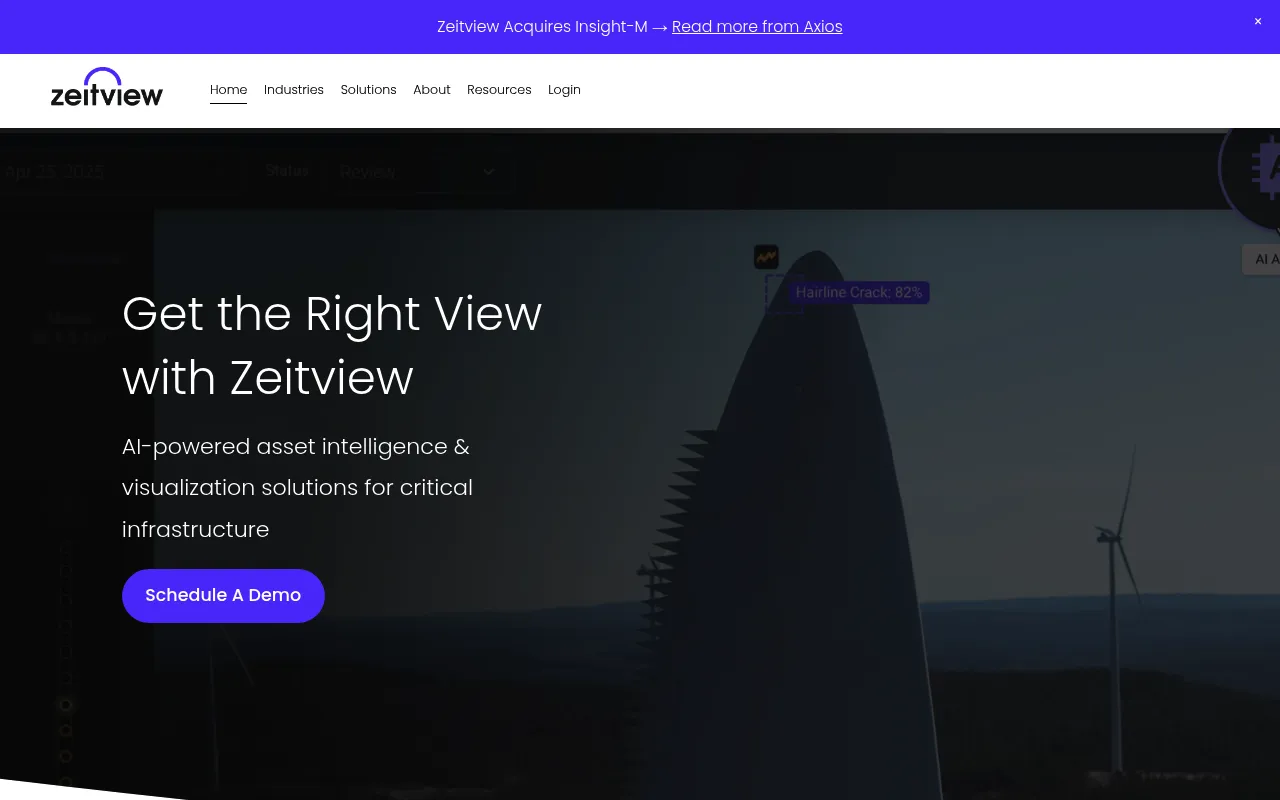 Zeitview screenshot
