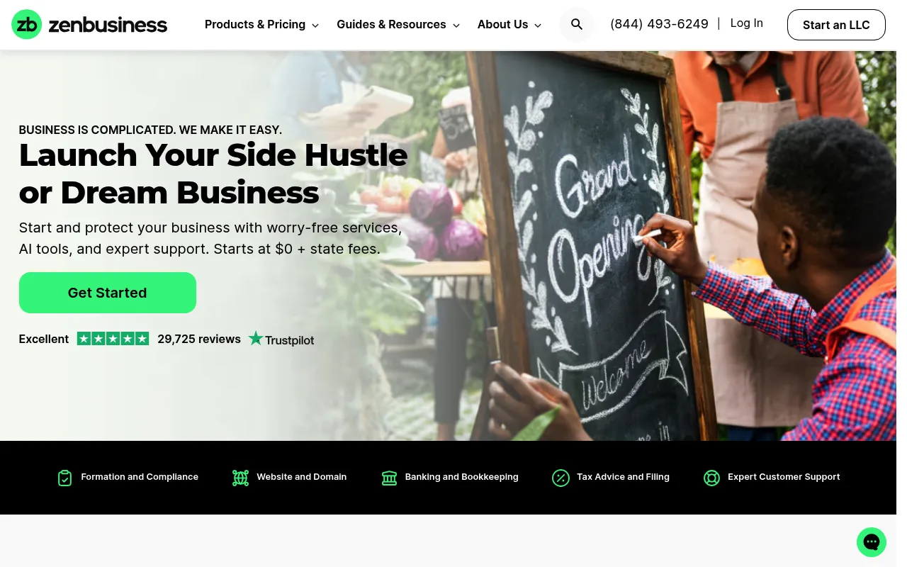 ZenBusiness screenshot
