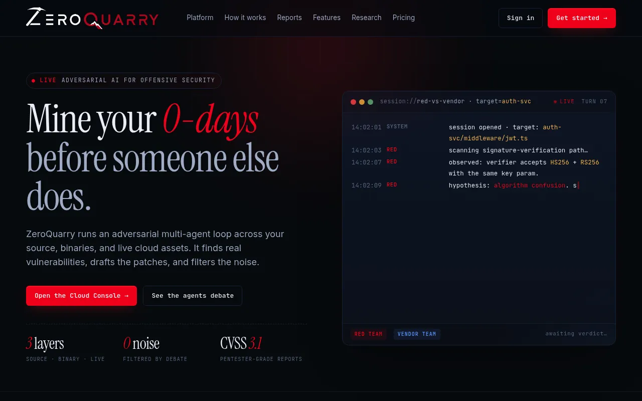 ZeroQuarry screenshot